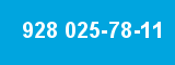 928 025-78-11
